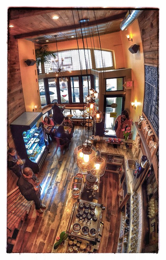 View from above, Plenty Cafe, Rittenhouse
