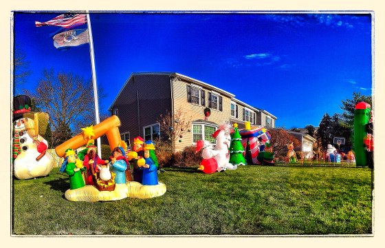 Blow-up Christmas Decorations, New Jersey