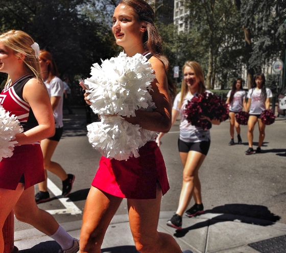 Cheerleaders, Rittenhouse Square